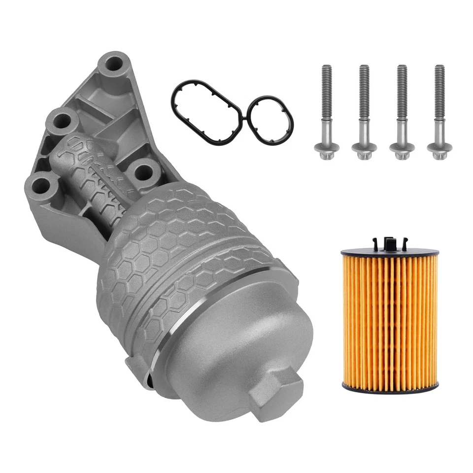 Upgrade Full Aluminum Oil Filter Housing for 20-24 Hyundai Genesis Palisade Kia Foto 1 de 4