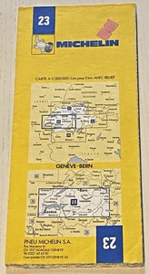 Carte MICHELIN N° 23 - Genève Berne - 1982, 4ème Edition - Bel Etat. - Picture 1 of 3
