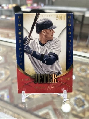 2014 Panini Immaculate Collection Derek Jeter #12 Rare SSP 1/14 First On Print!! - Image 1 of 2