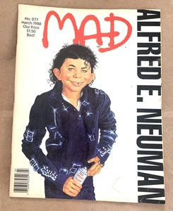Revista MAD #277 ~ marzo 1988 ~ Michael Jackson / Robocop / Gilligan's Island - Imagen 1 de 5