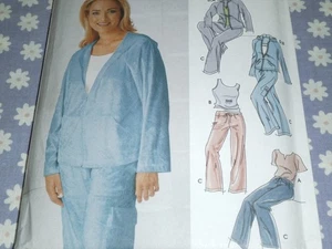 SIMPLICITY 5312 WOMANS PLUS SPORTSWEAR JACKET TOP & PANTS PATTERN-UNCUT-18W-24W - Picture 1 of 3