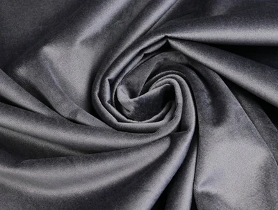 POLSTERSTOFF 60.000 Scheuertouren Velvet Samt Taschenstoff DUNKELGRAU EUR14,98/m - Bild 1 von 3