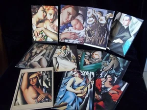 Tamara de Lempicka West Germany Print 1984-1987 Print Art Set Lot 11 postcards - Bild 1 von 10