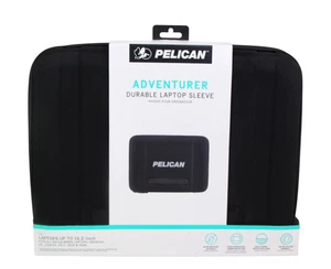 NUOVO Pelican NERO TELA IMBOTTITO AVVENTURIERO RESISTENTE CUSTODIA LAPTOP 16,2" ORGANIZER - Foto 1 di 9