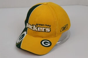 Vintage Green Bay Packers Strap Back Hat Cap Reebok NFL Pro Line Authentic - Bild 1 von 11