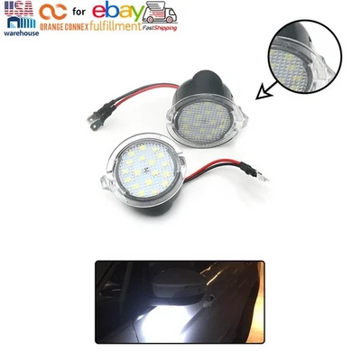 SMD Leds Under Side Mirror Puddle Lights Lamps For Ford edge 2007-2018 2pcs  Foto 1 de 4