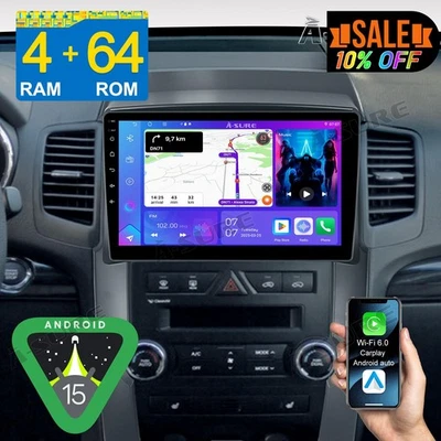 4+64G Android 15 Autoradio CarPlay RDS GPS Navi Für KIA Sorento II XM 2009-2013 - Bild 1 von 4