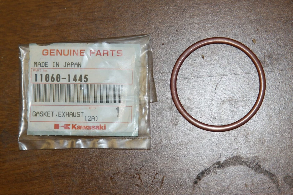 Junta de tubo silenciador de escape OEM Kawasaki KX KDX KLR KLX KZ ZN 1986-2018 Foto 1 de 4