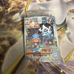 SELLO FESTIVO DE VACACIONES 190/182 SELLADO MAL CORTADO Promo Pokemon Crimpado - Imagen 1 de 4