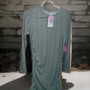 EMMA'S EXPRESSION MATERNITY NEW WITH TAGS SIZE MEDIUM WOMANS LONG BODY TOP - Picture 1 of 3