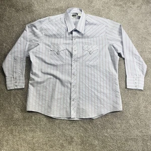 T-W Western Hemd Herren 18-34 weiß Perlen Druckknopf Western Cowboy Langarm Rodeo - Bild 1 von 11