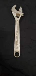Vintage Diamond Tool & Horseshoe Co. 8" Adjustable Crescent Wrench Diamalloy USA - Picture 1 of 1