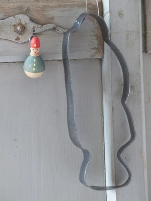 Ancien SAINT NICOLAS Emporte pièce Pâtisserie Pain d'épices Déco Noël Alsace - Photo 1/4