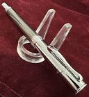 Gorgeous Monteverde Fountain Pen - Broad Point Nib - Grey And Chrome - Excellent