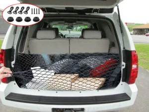 Rear Trunk Envelope Style Mesh Organizer Cargo Net for JEEP WRANGLER 2007-2022 - Foto 1 di 11
