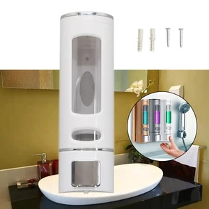 Bathroom Shower Soap Shampoo Gel Dispenser Pump Wall Mounted 400ml - Picture 1 of 12