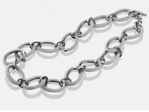 Adami & Martucci Sterlingsilber "Mesh" Station Loop Halskette. ***NEU***400 - Bild 1 von 9
