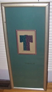 1986 VINTAGE KINDER HARRIS GEISHA ROBE ORIGINAL MIXED MEDIA ART TIM VANA - Picture 1 of 5