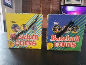 2x 1989 Topps Baseball Coins Bubble Gum Hobby Boxes 36 Packs Ea .Unopened