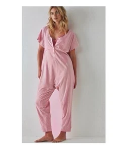 Neu ohne Etikett Free People Damen-Overall intimate Lounge Größe Small rosa - Bild 1 von 7