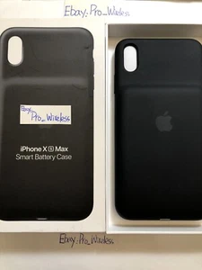 Apple MRXQ2LL/A iPhone Xs Max Smart Battery Case - Black Apple New Replacement - Picture 1 of 8