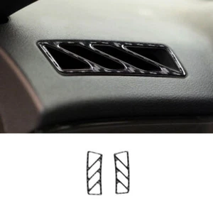 Carbon Fiber Dashboard Air Vent Outlet Cover Sticker For Chevrolet Camaro 10-15 - Imagen 1 de 7