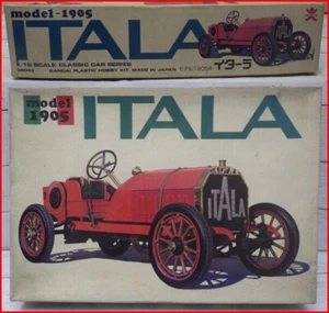 BANDAI "Model 1905 ITALA" 1/16 Scale Classic Car Series Plastic Unassembled - Picture 1 of 3