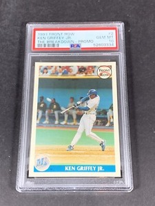 Ken Griffey Jr. 1991 #2 Front Row, The Breakdown-Promo Low Population 6, PSA 10 