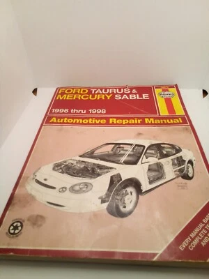 Manual de reparación Haynes #36075 Ford Taurus Mercury Sable 1996 a 1998 Foto 1 de 4