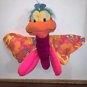 Vintage Ace Novelty Exotic Butterfly 12" plush stuffed animal, psychedelic vibes - Picture 1 of 13