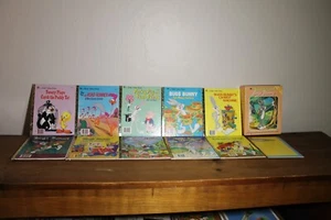Happy 50th Birthday Bugs Bunny Golden Books Set EXUC + POSTER - Imagen 1 de 5