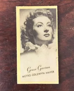 1947 Peerless Engrav-o-tints Portraits of Movie Stars Greer Garson Studio Name - Bild 1 von 4