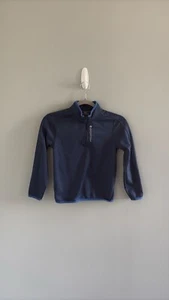 Kids Vineyard Vines Grid Fleece Quarter ZipSize 7 - Picture 1 of 5