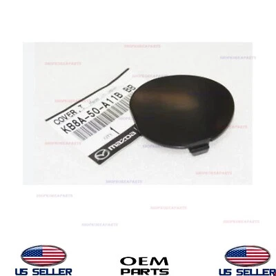 Genuine OEM Front Tow Hook Cap Cover 2017-2021 Mazda CX-5 KB8A-50-A11-BBB - Image 1 of 3