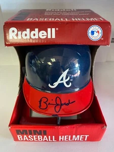 BRIAN JORDAN ATLANTA BRAVES SIGNED AUTOGRAPHED RIDDELL MINI HELMET W/COA - Picture 1 of 2
