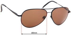 Lentes de repuesto para gafas de sol SFx se adaptan al área del Serengeti - 60 mm de ancho - Imagen 1 de 26