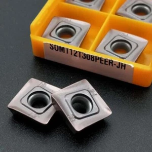 10pcs SOMT12T308PEER-JH ZM15TF CNC indexable carbide milling cutter inserts - Picture 1 of 6