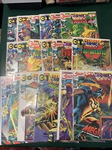 DEATHWATCH 2000 COMICS W/CARDS: EARTH 4 1-3, ARMOR 1-3, HYBRIDS 0,1,3, CYBER 1,2 - Picture 1 of 8