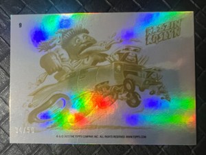 2023 Topps Garbage Pail Kids Krashers 4 Razzin Roslyn Gold Foil #d 34/50