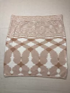 Cotton On Skirt Womens XL New Brown Geometric Pull On - Picture 1 of 8