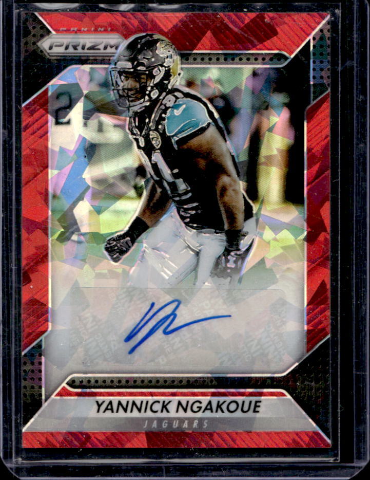 2016 Prizm Yannick Ngakoue Red Ice Prizm RC Rookie Card Auto Autograph #47/75