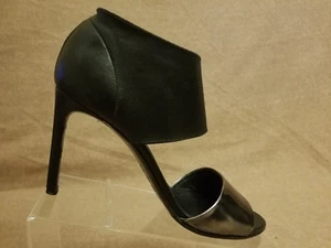 VINCE Stephanie Women Sandals Ankle Strap Black High Heels Shoes Size 9.5 M - Picture 1 of 10