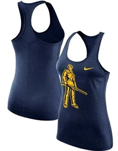 NEW Nike West Virginia Mountaineers Women's Performance Tank Top Navy Size M - Picture 1 of 5