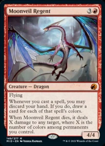MTG MOONVEIL REGENT EXC - REGGENTE DEL VELO LUNARE - MID - MAGIC - Picture 1 of 1