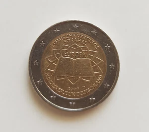 2 Euro Münze "50 Jahre Römische Verträge" 2007 Deutschland München D - Bild 1 von 2