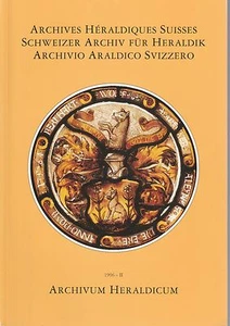revue : ARCHIVUM HERALDICUM - 1996 - II -(archives héraldiques suisses) - Picture 1 of 1