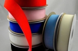 Velvet Ribbon 16mm or 25mm - Cut Length or 5m Roll - 6 Colours to Choose From. - Picture 1 of 13