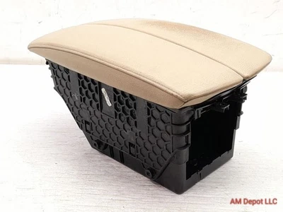 BMW X5 X6 E71 E70 35i 40i 2011 reposabrazos central delantero caja de almacenamiento beige 9115082 Foto 1 de 4