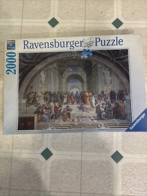 NEW Ravensburger 16669-5 Raffaello School of Athens Puzzle 2000 pc Jigsaw Puzzle - Image 1 of 4