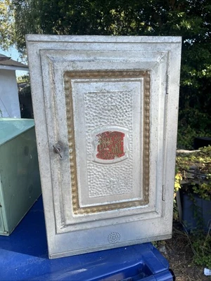 Antique cir. 1919 Home Comfort Bread and Cake Cabinet Original Label Farmhouse? - Image 1 of 4